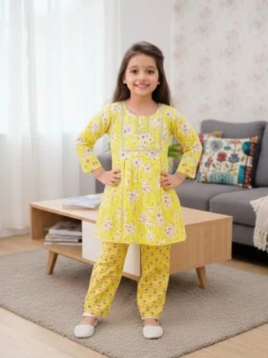 Flared kurta Printed Pants