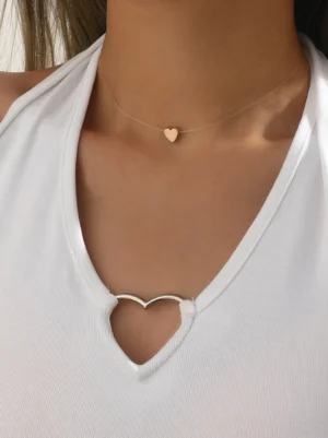 Strawberries Heart Shaped Pendant